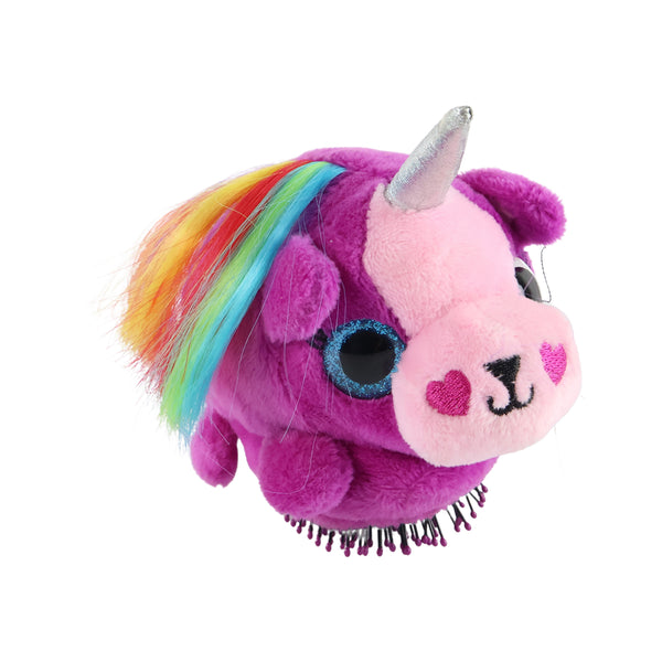Kids Unicorn Plush Hair Brush - (1 Pc)