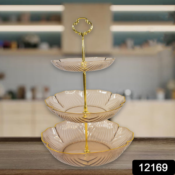 3 Layer Snack Rack Basket Stand Holder (1 Pc)