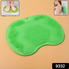 Purple Silicone Bath Massage Cushion  Suction Cup Exfoliating Foot Scrubber  Mat