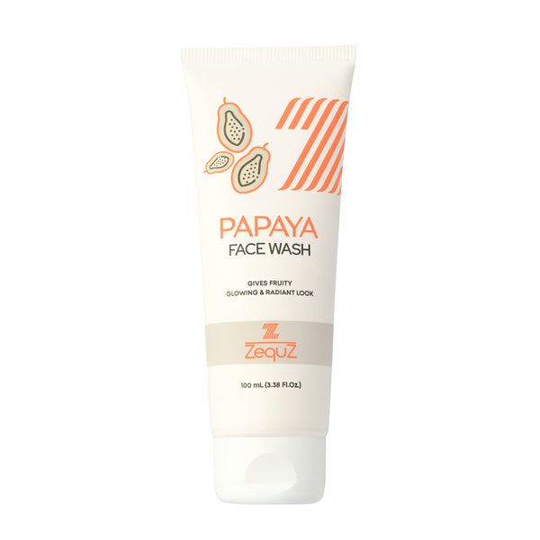 Zequz Papaya Face Wash - (100ml  1 Pc)
