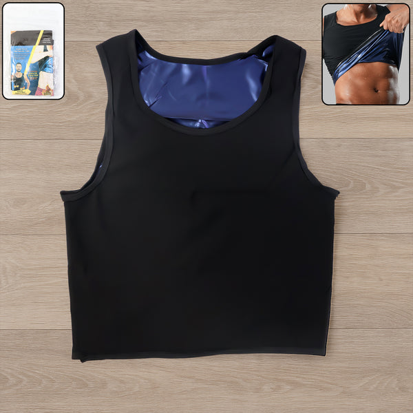 Mens Slim Fit Sweat Shaper Tank Top (Xxlxxxl 1 Pc)