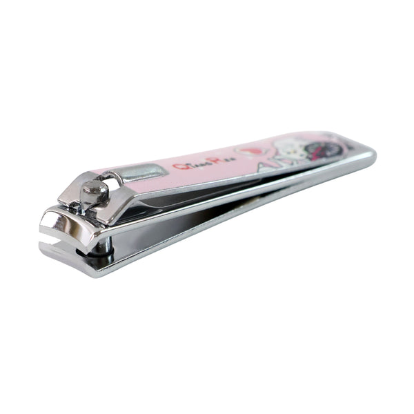 Cute Nail Clipper With Nail Catcher Nail File - Stainless Steel (1 Pc)