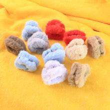 Small Hair Claw Clips Plastic Fluffy Hair Claw Hair Hair Accessories (12 Pcs Set)
