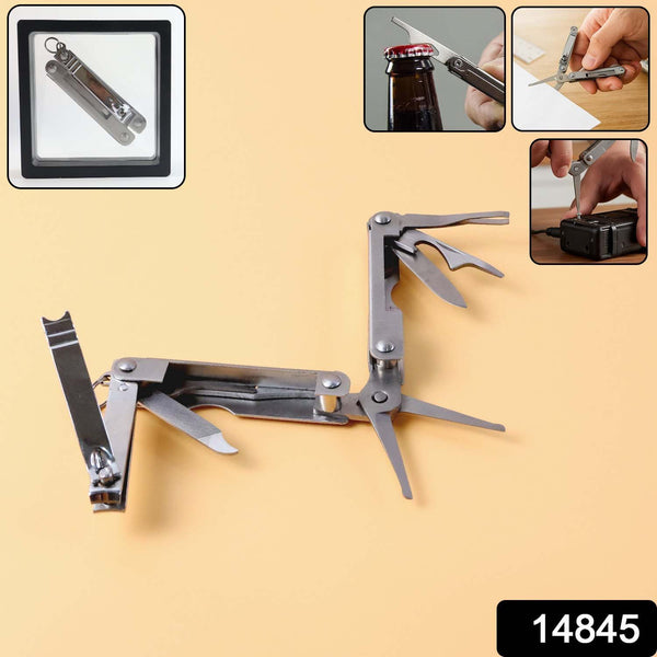 Stainless Steel 8-in-1 Multipurpose Pocket Tool Kit