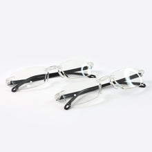 Pack Of 2 Rimless Reading Glasses  Lightweight Comfort Readers